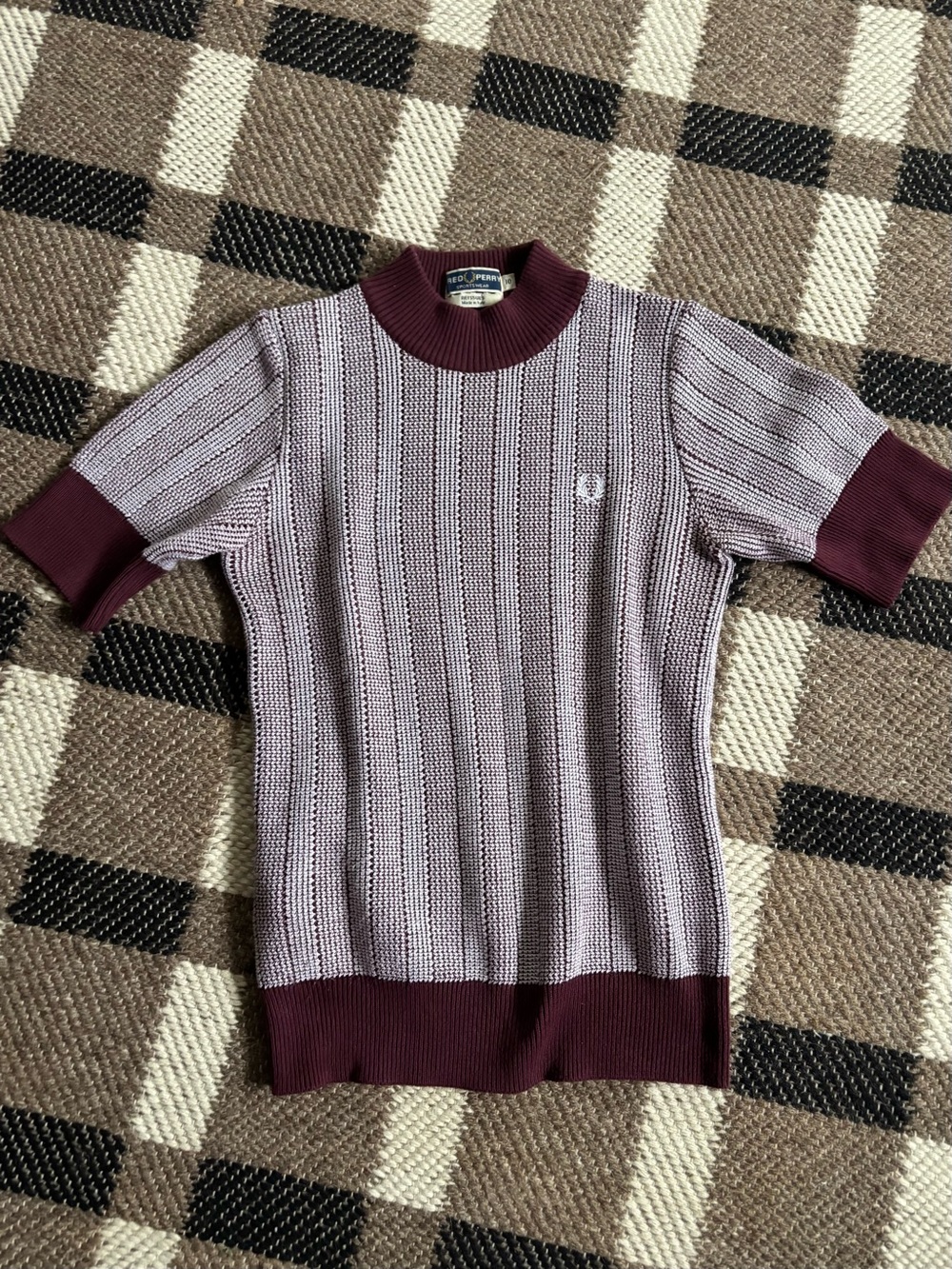 Fred Perry Reissue Short-Sleeve Crewneck Sweater